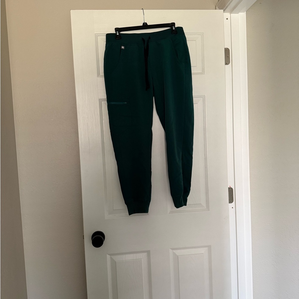Figs Forest Green Zamora Jogger Scrub Pants